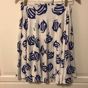 Jcrew fish skirt. Size small